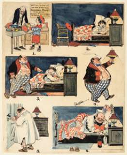 George Luks Forbidden Fruits Comic Strip Original Art (1895). | Heritage