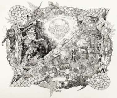 Jeremy Bastian The Wizard of Oz Specialty Illustration Original Art (undated).