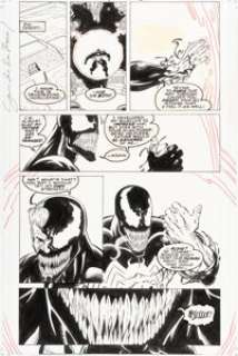 Ron Lim and Sam De La Rosa Venom: Lethal Protector #4 Story Page 8 Original Art (Marvel, 1993).