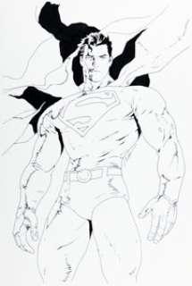 Gerald Parel Superman #7 Variant Cover Original Art (DC, 2023).