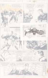 Tom Raney and Brad Vancata Double Dragon #1 Story Page 24 Original Art (Marvel, 1991).