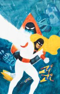 Steve Rude Future Quest Presents #1 Cover Painting Preliminary Original Art (DC, 2017).