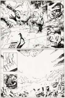 Barry Windsor-Smith and Bill Sienkiewicz Excalibur #27 Story Page 20 Original Art (Marvel, 1990). | Heritage
