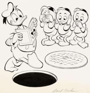 Carl Barks Walt Disney’s Comics and Stories #321 Cover Original Art (Western/Gold Key, 1967). | Heritage