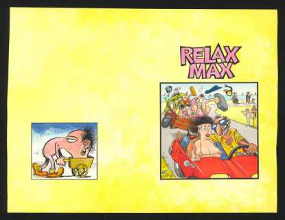 Edika - Couverture originale et quatrième de couverture - Relax Max