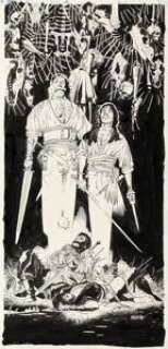 Mike Mignola Fafhrd and the Gray Mouser #2 Cover Original Art (Epic Comics,1990). | Heritage