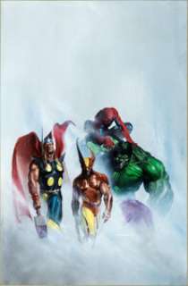 Gabriele Dell’Otto Marvel Visions Cover Original Art (Marvel Deutschland/Marvel France, 2000/2001). | Heritage