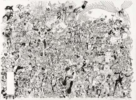 Scott Koblish Despicable Deadpool #300 Wraparound Variant Cover Original Art (Marvel, 2018).