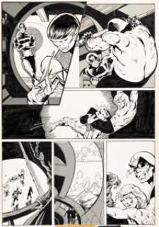 John Byrne and Terry Austin Marvel Preview #11 Star-Lord Story Page 38 Original Art (Marvel, 1977).