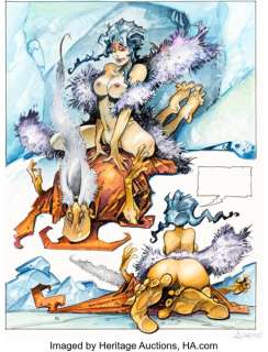 Alfonso Azpiri Desde el infierno (From Hell) Story Page 12 Original Art (Dibbuks, 2007).