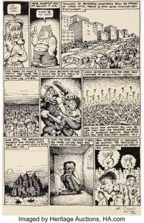 Robert Crumb Despair Story Page 4 Original Art (Last Gasp, 1970). | Heritage