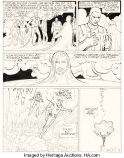 Jean Giraud (Moebius) Metal Hurlant #107 L‘Incal - Ce qui est en haut Unpublished Story Page 3 Original Art (Les Humanoïdes Associés, 1985).