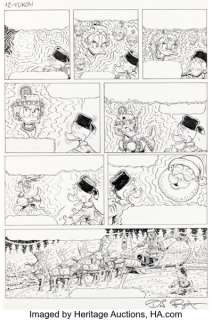 Don Rosa Walt Disney Giant #1 Uncle Scrooge Story Page 12 Original Art (Gladstone, 1995). (Total: 2 Items) | Heritage