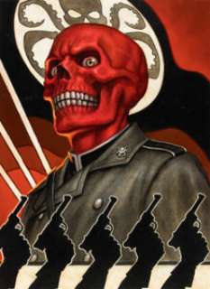 2023 Skybox Marvel Masterpieces #80 Red Skull - Original Trading Card Artwork by Dan dos Santos | Heritage