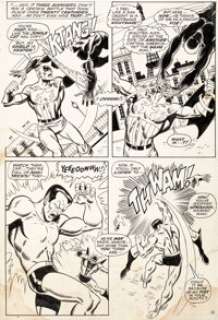 Sal Buscema and Sam Grainger The Avengers #71 Story Page 10 Original Art (Marvel, 1969).