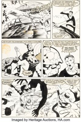 Mike Zeck and John Beatty Marvel Super-Heroes Secret Wars #9 Story Page 11 Original Art (Marvel, 1985). | Heritage