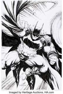 Tyler Kirkham Absolute Batman #1 Variant Cover Original Art (DC/Panini Deutschland, 2025).