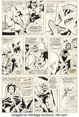 Dave Cockrum and Bob McLeod The X-Men #94 Story Page 2 Original Art (Marvel, 1975). | Heritage