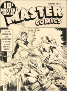 Mac Raboy Master Comics #22 Captain Marvel Jr. Cover Original Art (Fawcett, 1942). | Heritage