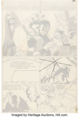 Keith Giffen and Larry Mahlstedt DC Sampler #1 Legion of Super-Heroes Pages 22-23 Original Art (DC, 1983). (Total: 2 Items) | Heritage