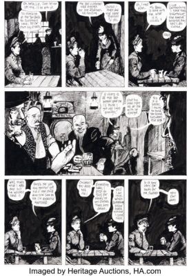 Eddie Campbell Taboo #4 From Hell Story Page 6 Original Art (Spiderbaby Grafix, 1990). | Heritage