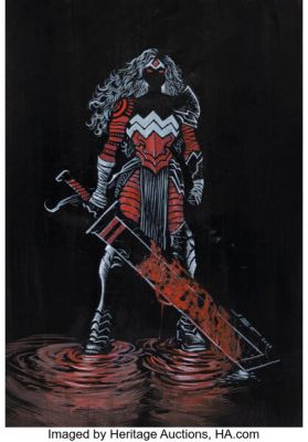 Juan Ferreyra Absolute Wonder Woman #22 Variant Cover Original Art (DC, 2026).