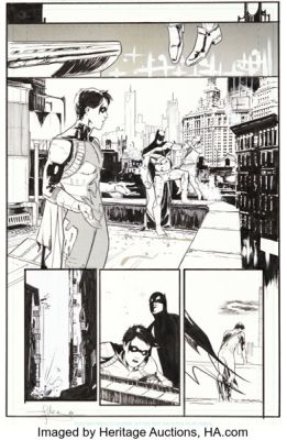 Javi Fernández Nightwing #2 Story Page 1 Original Art (DC, 2016).