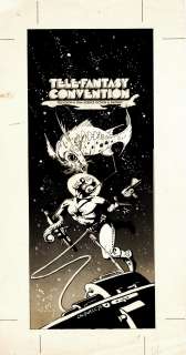 Clyde Caldwell - Fantasy Convention Program Cover Illustration (Sold Live on ‘Dueling Dealers of Comic Art‘ Episode #62 Podcast on 3-23-2022 Watch It Here!