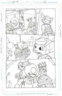 Adam Archer’s Hand-Drawn Manuscript of "Ratchet and Clank" | Mandarake (Big Web)