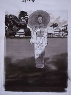 Durieux, Christian - Durieux, Christian - Dessin original - Couverture - Geisha ou le Jeu du Shamisen T2 - (2018)