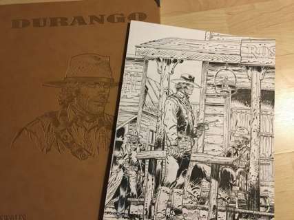 Girod, Thierry | Girod, Thierry - Dessin original - Ex-libris - Durango - (2017) | Catawiki