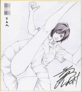 Shinsuke Takahashi Hand-Drawn Shikishi "SHONAN Seven" (Character: Yuka Kakizawa) | Mandarake (Big Web)