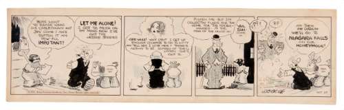 BARNEY GOOGLE CLASSIC 1931 DAILY COMIC STRIP ORIGINAL ART- ALL MAIN CHARACTERS. | Hake’s