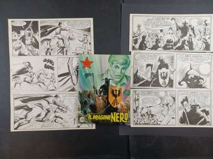 Gamba, Francesco e Lavezzolo, Andrea - 3 Original page - Piccolo Ranger - Il Dragone Nero | Catawiki