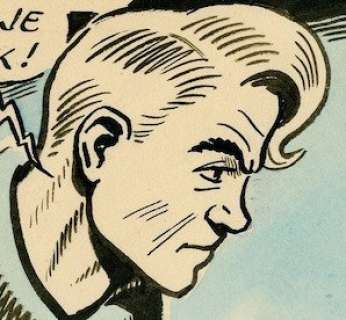 Sprenger, Henk - 1 page originale - Kick Wilstra - Kick Wilsta en zijn zonen - extreem zeldzaam (jaren 1950) | Catawiki