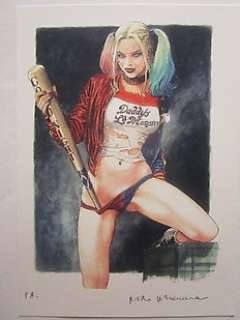 MILO MANARA - 1 Lithograph - HARLEY QUINN - HARLEY QUINN - 2016 | Catawiki