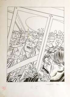 Giancarlo Alessandrini - Original cover for Martin Mystere n. 98 Holocaust. Cm. 28,5x39. Ink. Signed. Mint