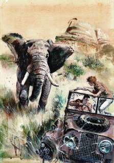 René Follet | Bob Morane, Mise en boite maison, couverture originale à la gouache, à l’acrylique et à l’aquarelle pour cet album paru en 2002 chez Ananké/Lefrancq. | Septimus