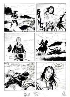 Ramella, Bruno / Volante, Frederic - 3 Original page - Magico Vento #99 - "Morto il 25 Giugno" - 2005 | Catawiki