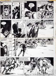 Jijé | Jerry Spring, planche n°6 Ã  l’encre de Chine de… | Millon