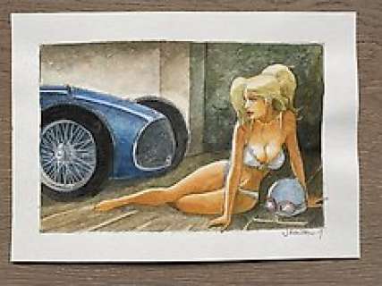 Phalippou, Jérôme - 1 Original colour drawing - Les Aventures de Betsy - 2019