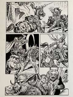 Stokes, John. - 1 Original page - Warhammer - Agents of Chaos - Warhammer - Signed | Catawiki