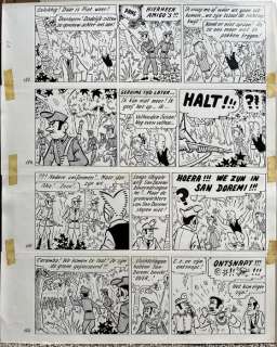 Pom - 1 Original page - Piet Pienter en Bert Bibber 15 - De Barbier van Bombilla - 1960 | Catawiki