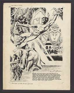 TARZAN AND THE BEAST MASTER Splash Page | ComicConnect