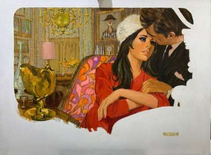 Fernández, Fernando - 1 Original colour page - Laurence my love - 1977 | Catawiki