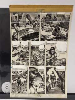 John Buscema. « Savage Sword of Conan ». Encre de Chine et lavis pour… | misc / divers