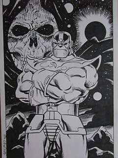 Malgrain, Chris - 1 Original drawing - Avengers - Thanos - 2015 | Catawiki