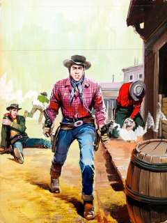 Espi, Rafael López (atrib.) - 1 Original cover - Cowboy Adventure Library - Good as dead - 1965 | Catawiki