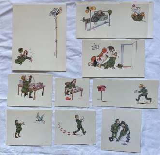 Mazel, Luc - 9 Mise en couleur originale - Courrier militaire | Catawiki