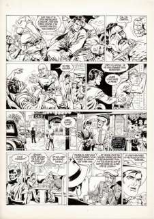 Mitton, Jean-Yves - 1 Original page - De Silence et de Sang T6 - Omerta - 1992 | Catawiki